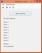 MinMax G-code screenshot 1