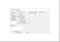 MultiPing - view-menu