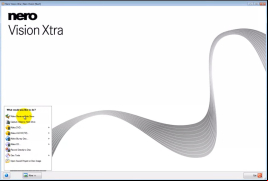 Nero Vision Xtra - taskbar