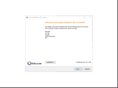 NetBeans IDE Portable - welcome-screen-setup