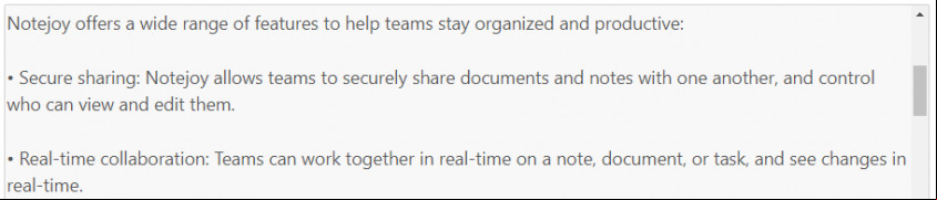Notejoy screenshot 2