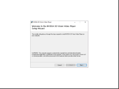 NVIDIA 3D Vision Video Player - welcome-screen-setup