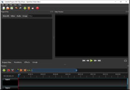 OpenShot Video Editor - main-screen