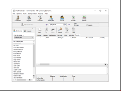 OroTimesheet - main-screen