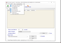 PDF to Video Converter - options