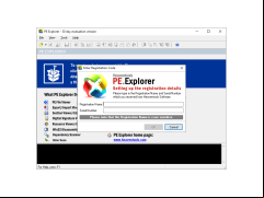 PE Explorer - registration