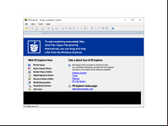 PE Explorer - main-screen