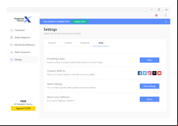 Plagiarism Checker X - help-menu