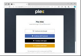 Plex Home Theater - main-screen