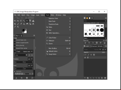 Portable GIMP - tools-menu