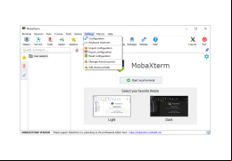 Portable MobaXterm - settings