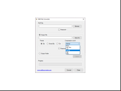 RAR File Converter - compression-level