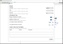 Redis Desktop Manager - settings