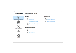 RegSeeker - applications-startup