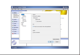 Roxio Easy Media Creator - options