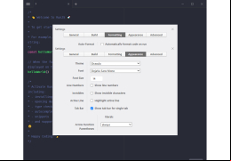 RunJS - appearance-settings