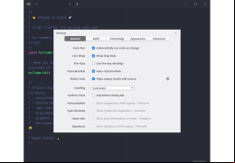 RunJS - general-settings