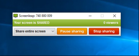 Screenleap screenshot 1