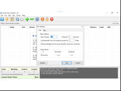 Socks Proxy Checker - settings