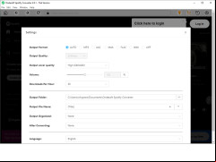 Spotify Ripper - settings-in-application