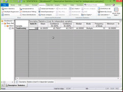 STATISTICA - numbers-screen