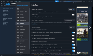 Steam - interface-settings