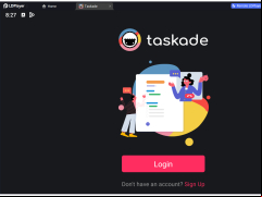 Taskade - main-screen