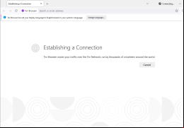 Tor Browser Bundle - connection