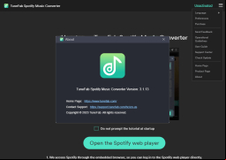 TuneFab Spotify Music Converter - about-application
