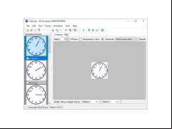 Ulead GIF Animator - clock-animation