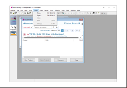 Visual Prolog - project-menu