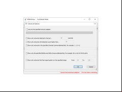 WifiInfoView - options