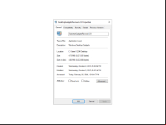 Windows Desktop Gadgets - properties
