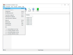 WinRAR - file-menu