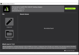 Wireless Workbench - main-welcome-screen