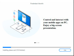 Wondershare MirrorGo - installation-process