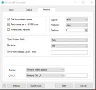 XLS (Excel) to DBF Converter screenshot 2