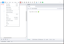 ZennoPoster - file-menu